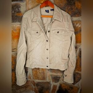 So gsjc tan velvet jean jacket